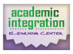 Academic Integration e-Learning Center